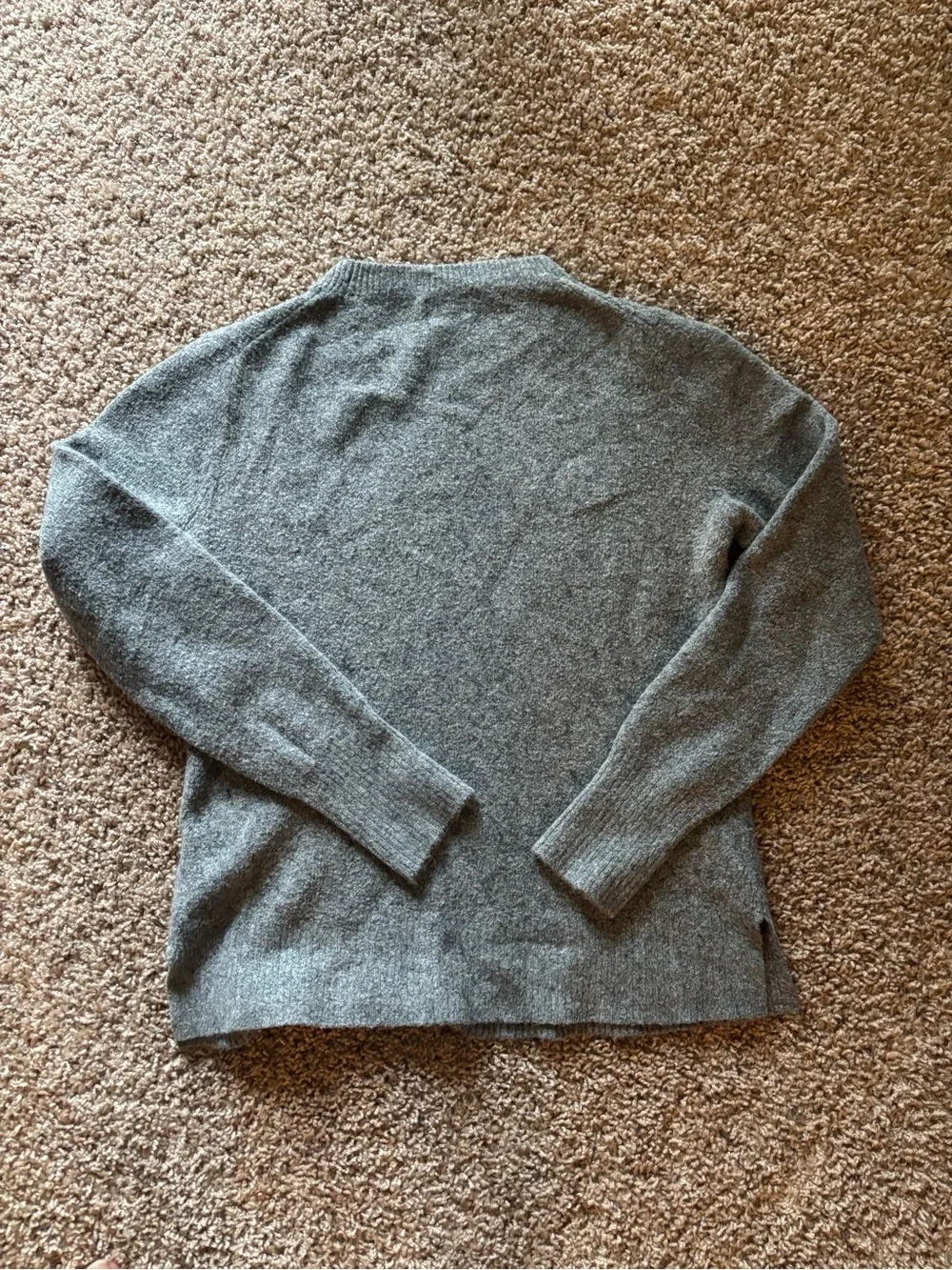 J. Crew Womens Gray Extra Soft Crewneck Sweater
